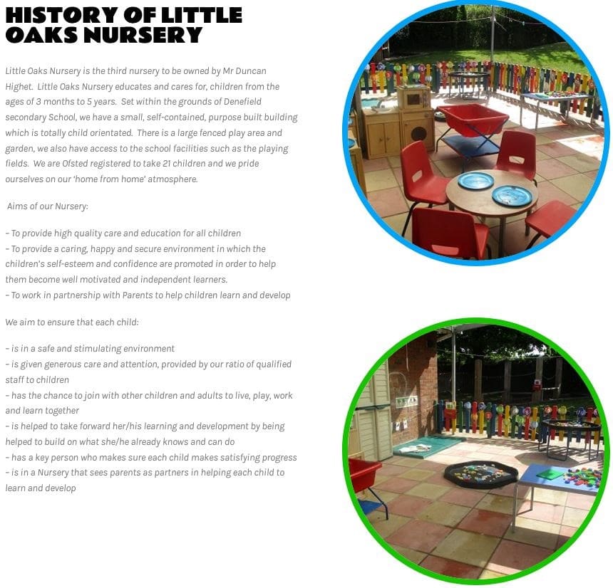 nursery school wordpress design