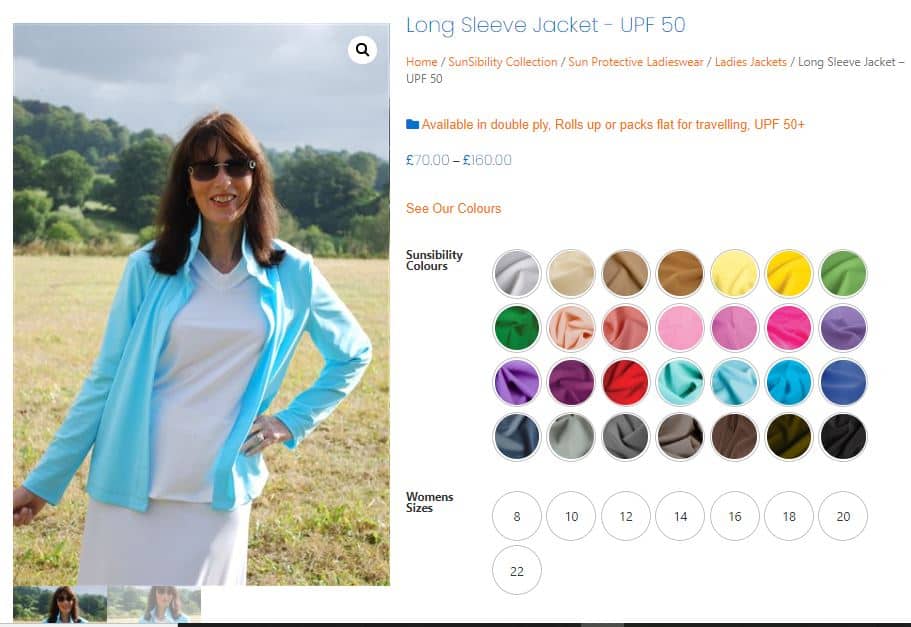 retail clothing ecommerce design