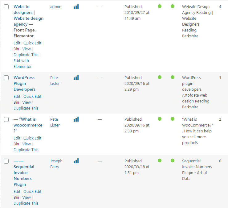 SEO Content Writing