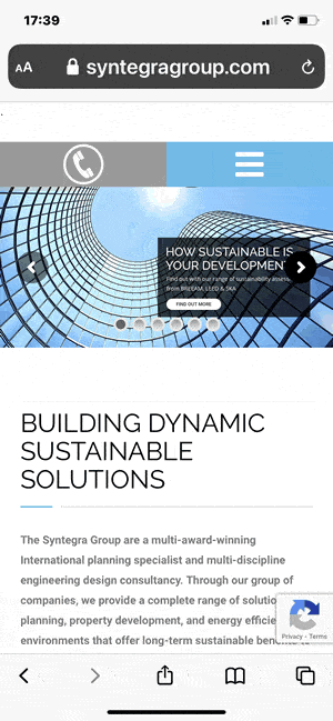 large brochure websites design