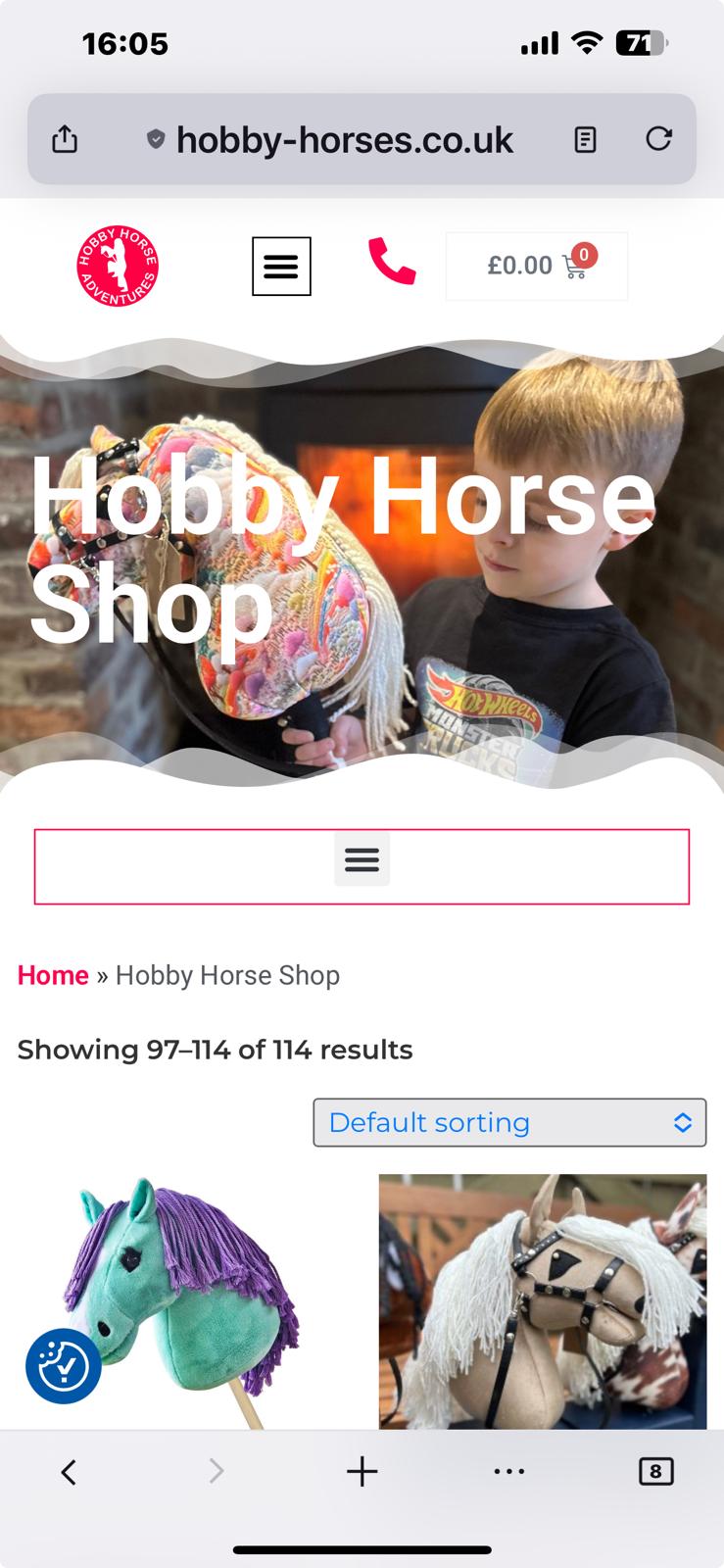 ecommerce website production