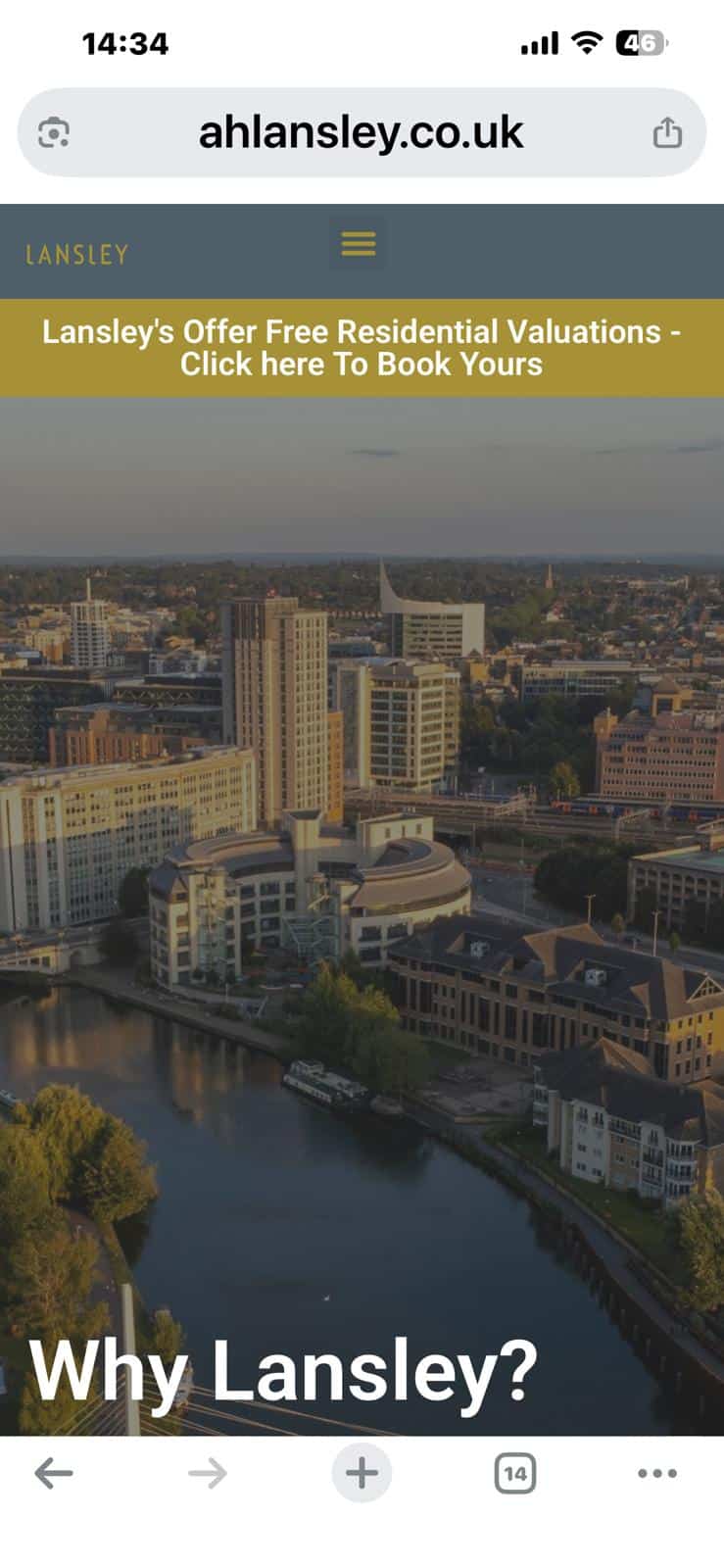 Website for estate agents